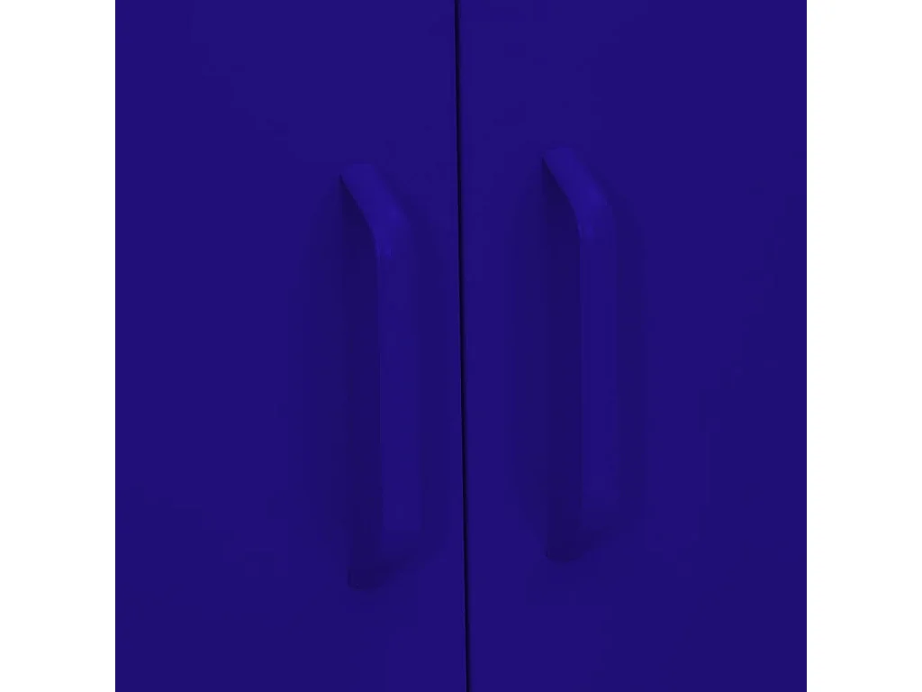 Lagerschrank Marineblau 80x35x101,5 cm Stahl