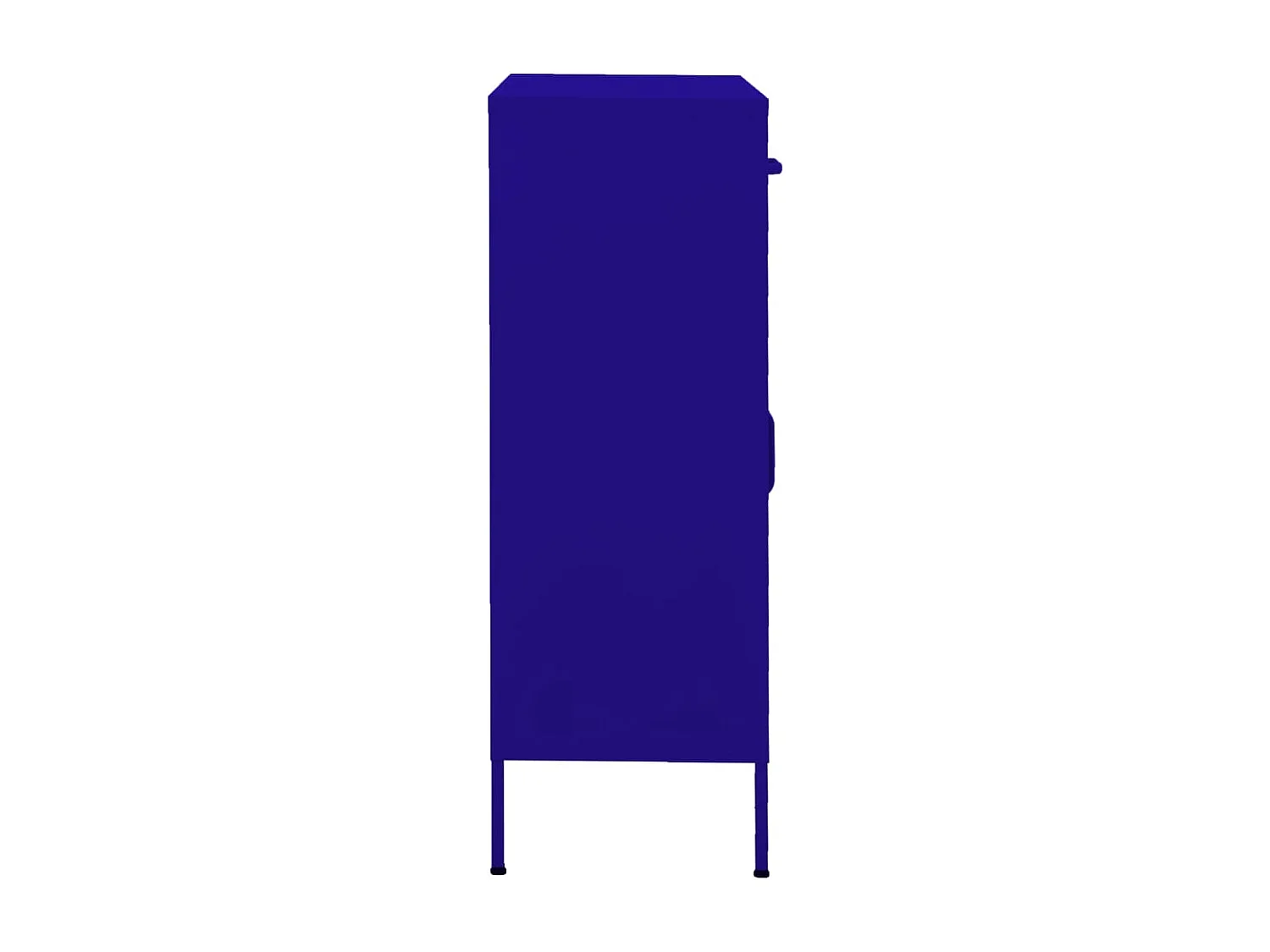 Armário de arrumação aço 80x35x101,5 cm azul-marinho