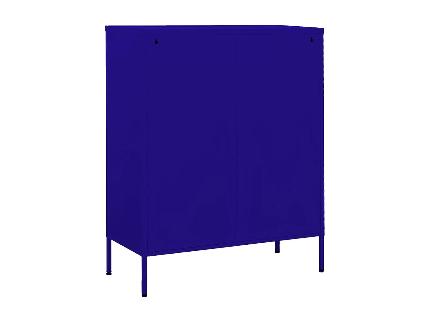 Armário de arrumação aço 80x35x101,5 cm azul-marinho