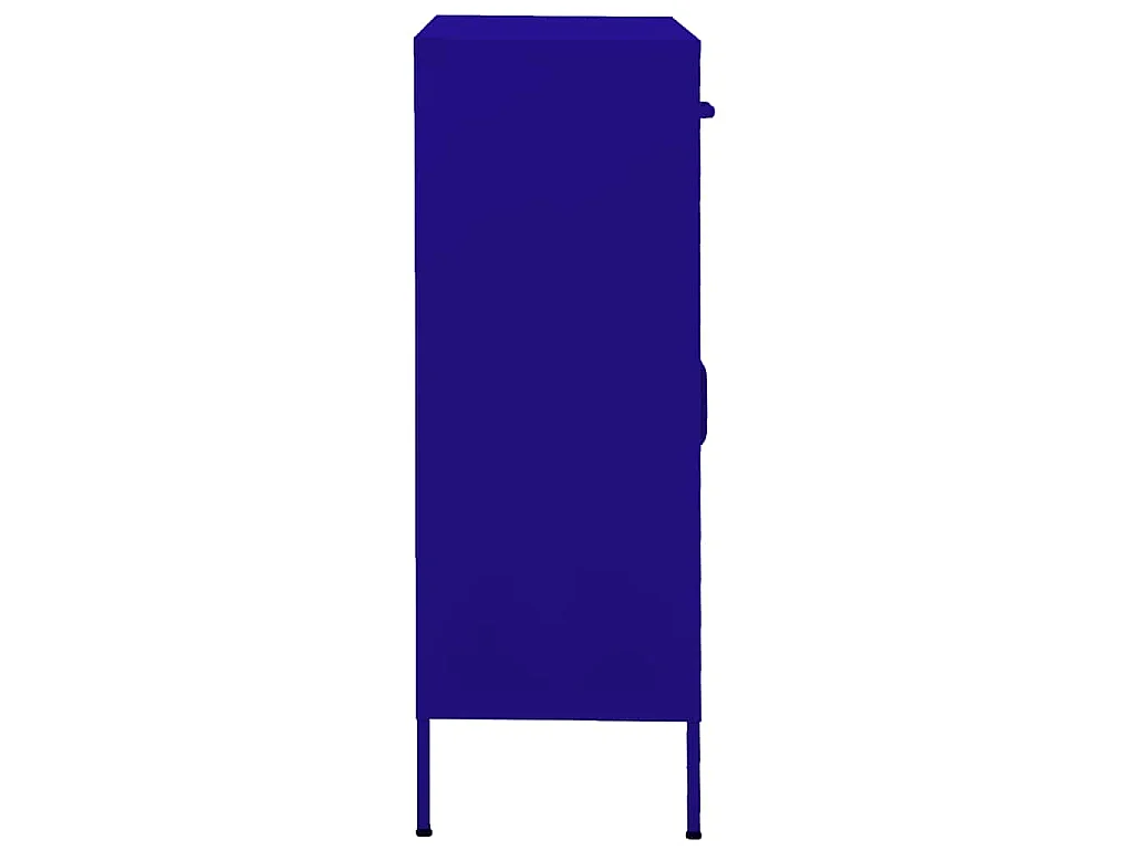 Armoire de rangement Bleu marine 80x35x101,5 cm Acier