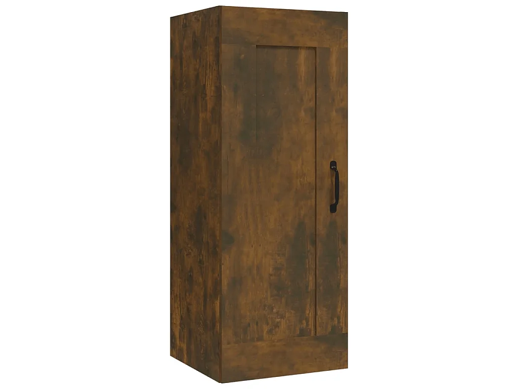 Armoire suspendue Chêne fumé 35x34x90 cm Bois d'ingénierie