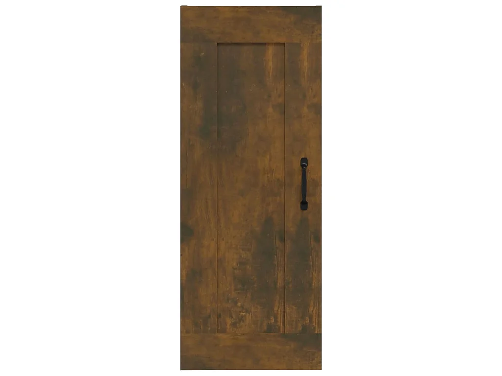 Armoire suspendue Chêne fumé 35x34x90 cm Bois d'ingénierie