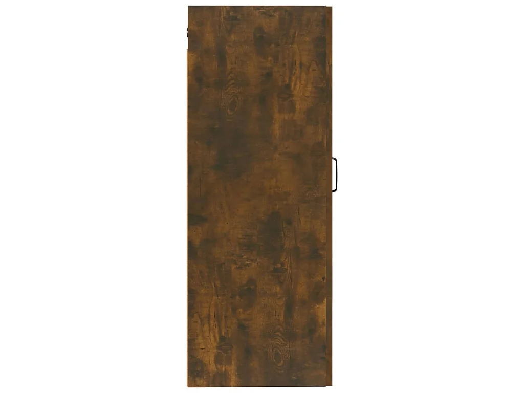 Armoire suspendue Chêne fumé 35x34x90 cm Bois d'ingénierie