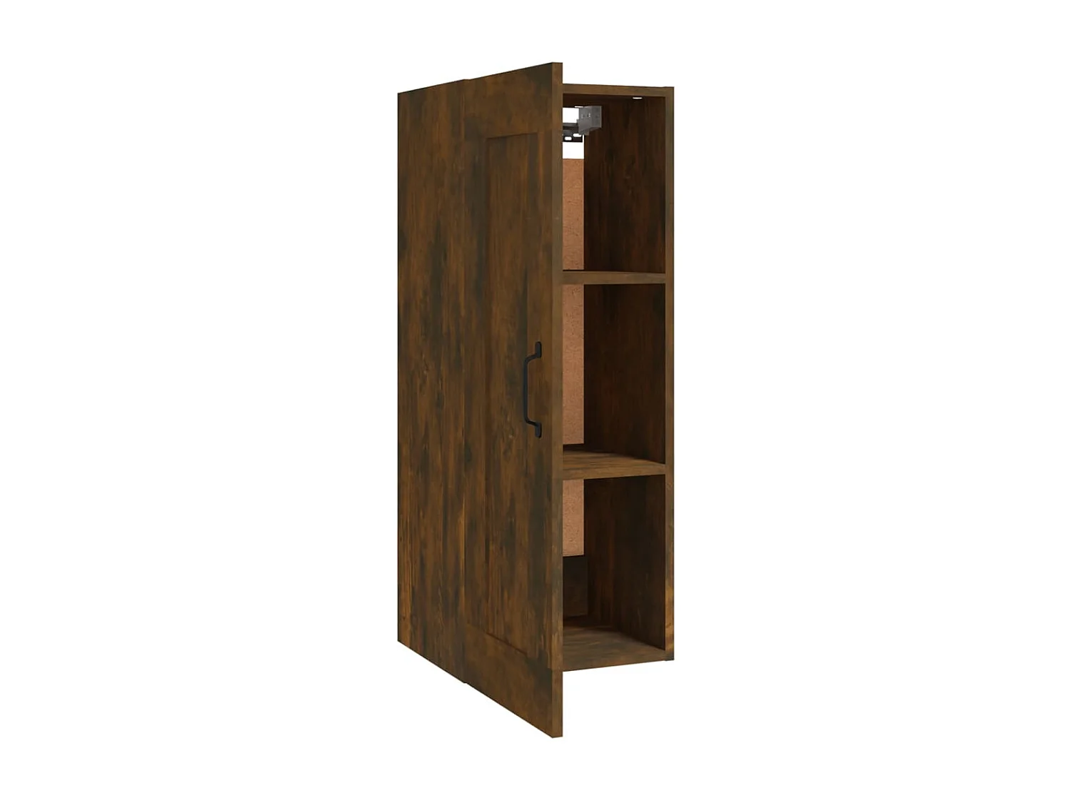 Armoire suspendue Chêne fumé 35x34x90 cm Bois d'ingénierie