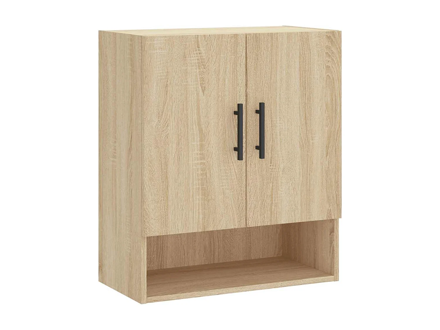 Armoire murale chêne sonoma 60x31x70 cm bois d'ingénierie
