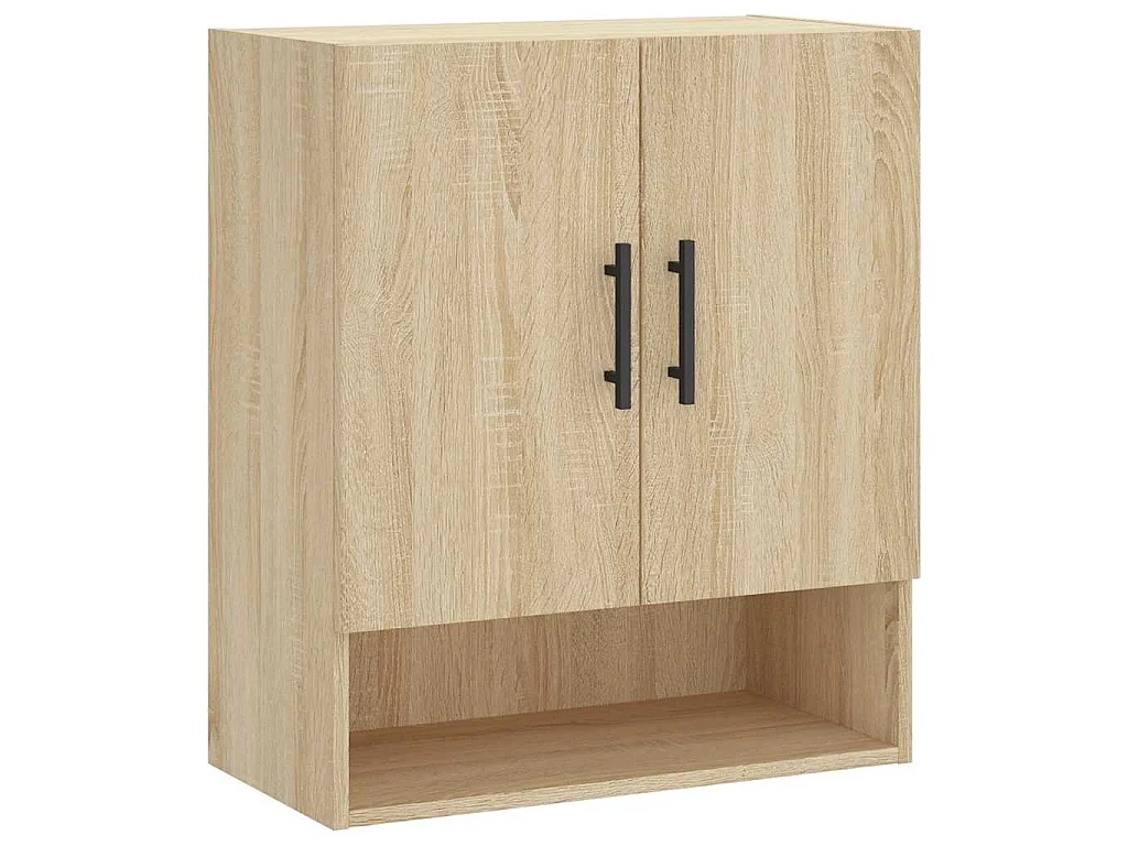 Armoire murale chêne sonoma 60x31x70 cm bois d'ingénierie