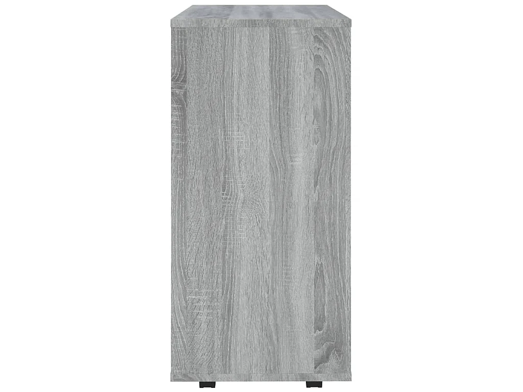 Rollschrank Grau Sonoma 60x35x75 cm Holzwerkstoff
