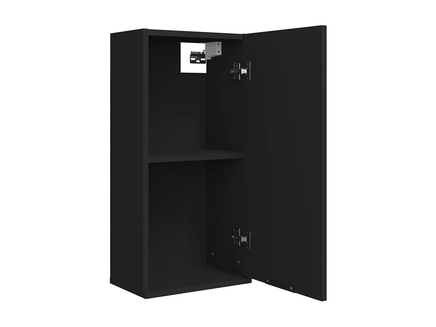 Armoire murale de salle de bain Noir 32x20x67 cm