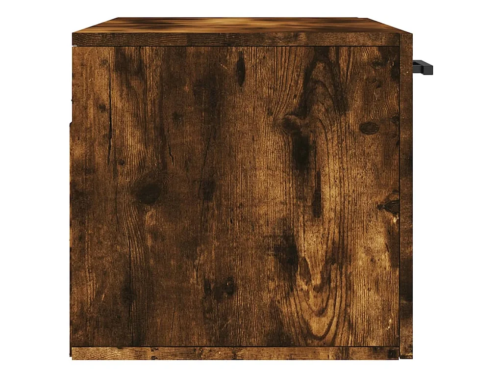 Mobile a Parete Rovere Fumo 80x36,5x35 cm in Legno Multistrato
