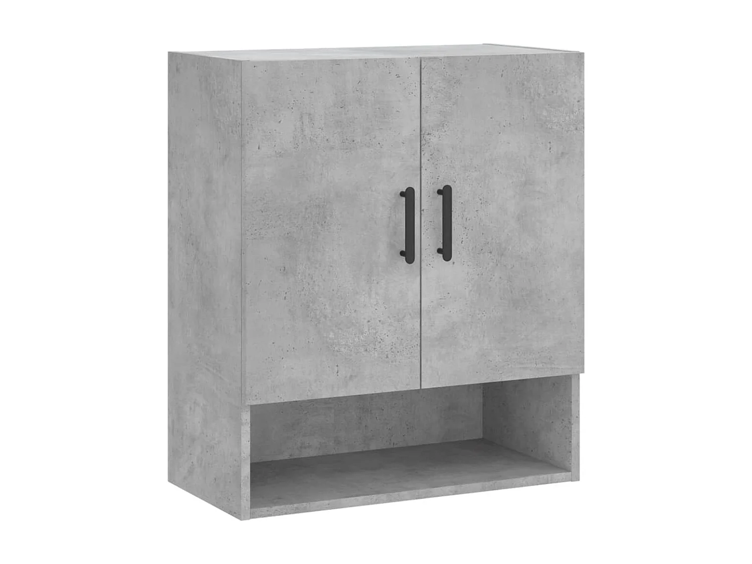 Wandschrank Betongrau 60x31x70 cm Holzwerkstoff