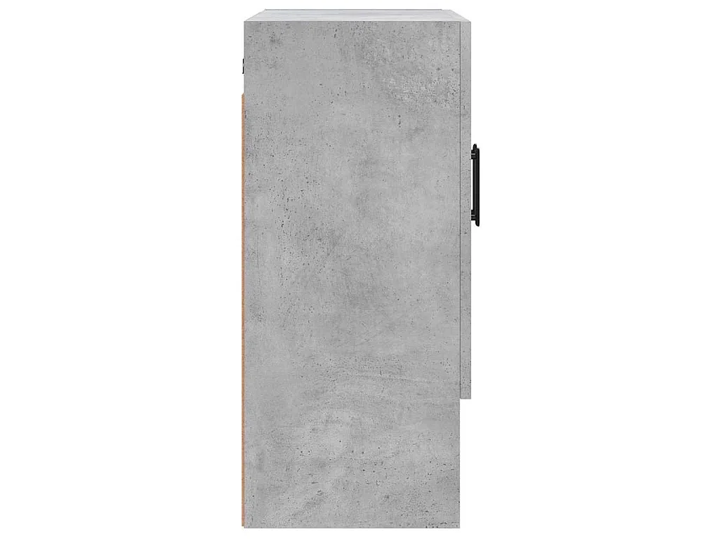 Wandschrank Betongrau 60x31x70 cm Holzwerkstoff
