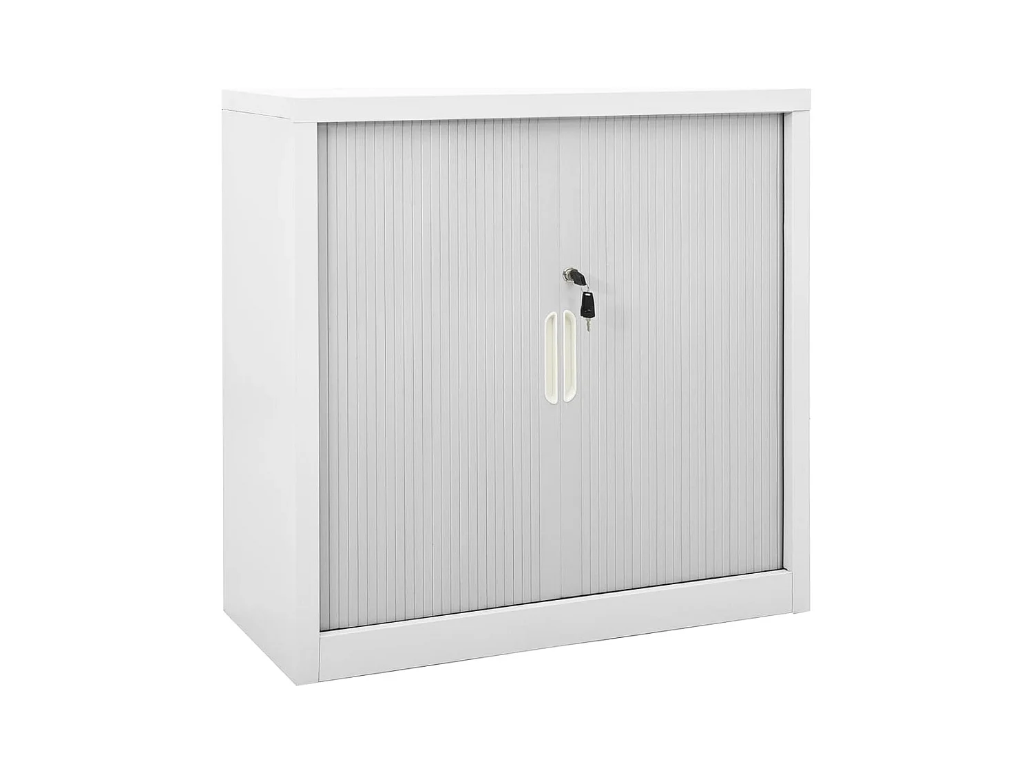 Schiebetürenschrank Grau 90x40x90 cm Stahl