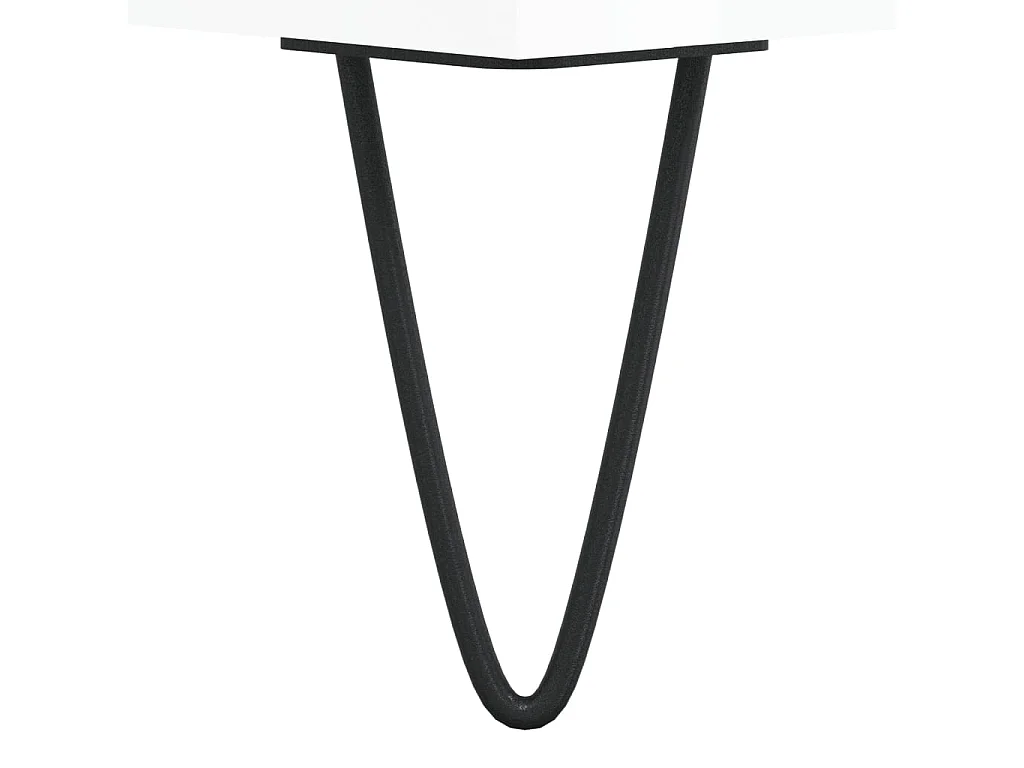 Armoire à disques blanc brillant 85x38x48 cm bois d'ingénierie