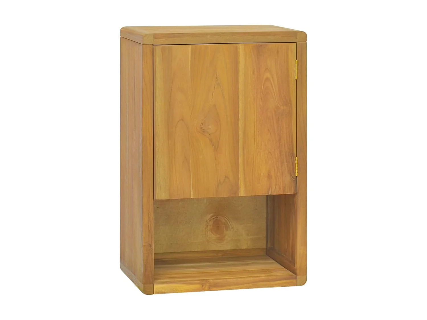 Wand-Badschrank 45x30x70 cm Massivholz Teak