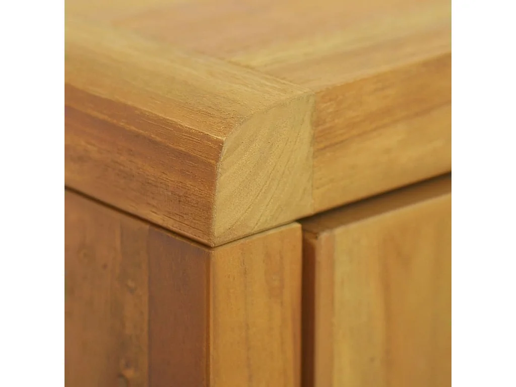 Wand-Badschrank 45x30x70 cm Massivholz Teak