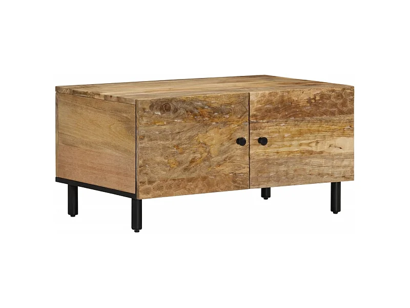 Couchtisch 80x50x40 cm Massivholz Mango