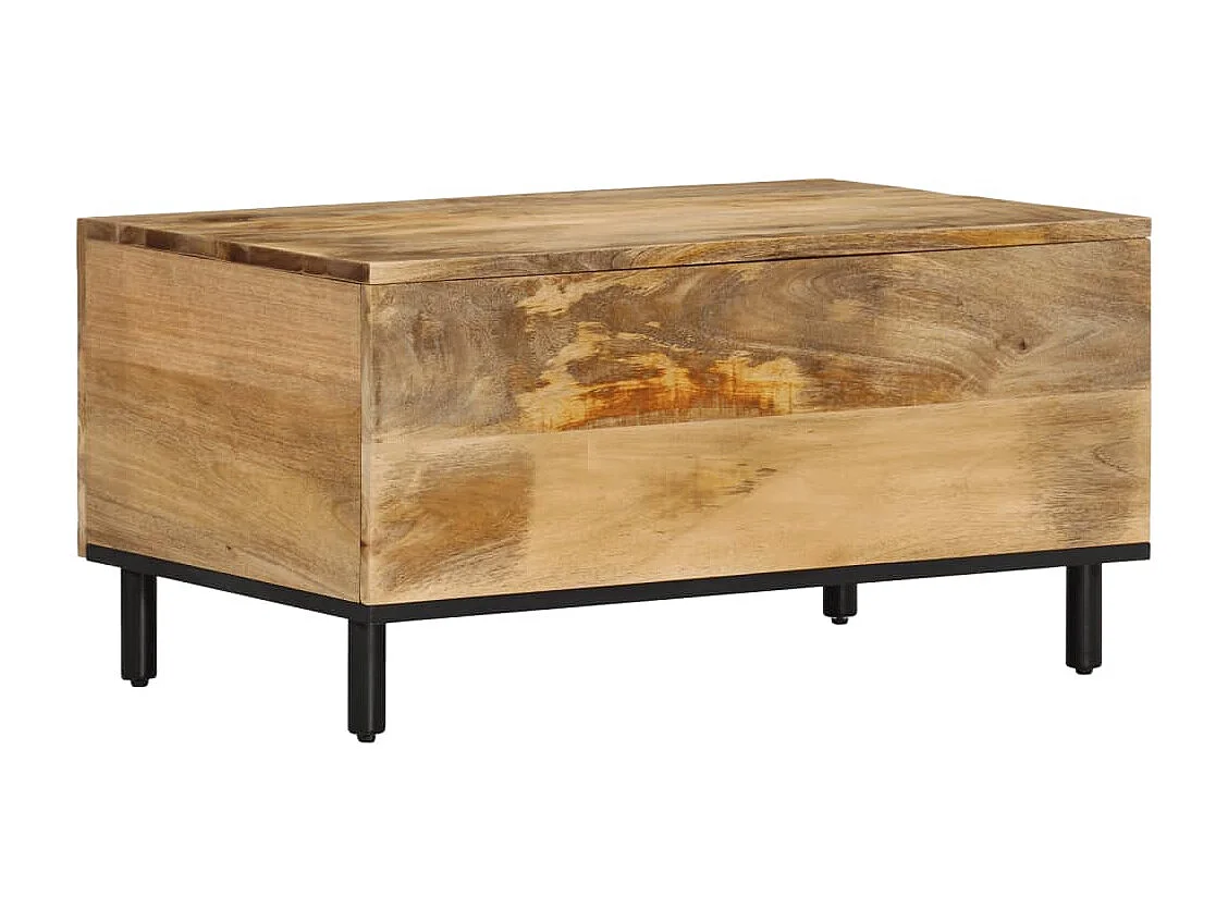 Table basse 80x50x40 cm bois de manguier massif
