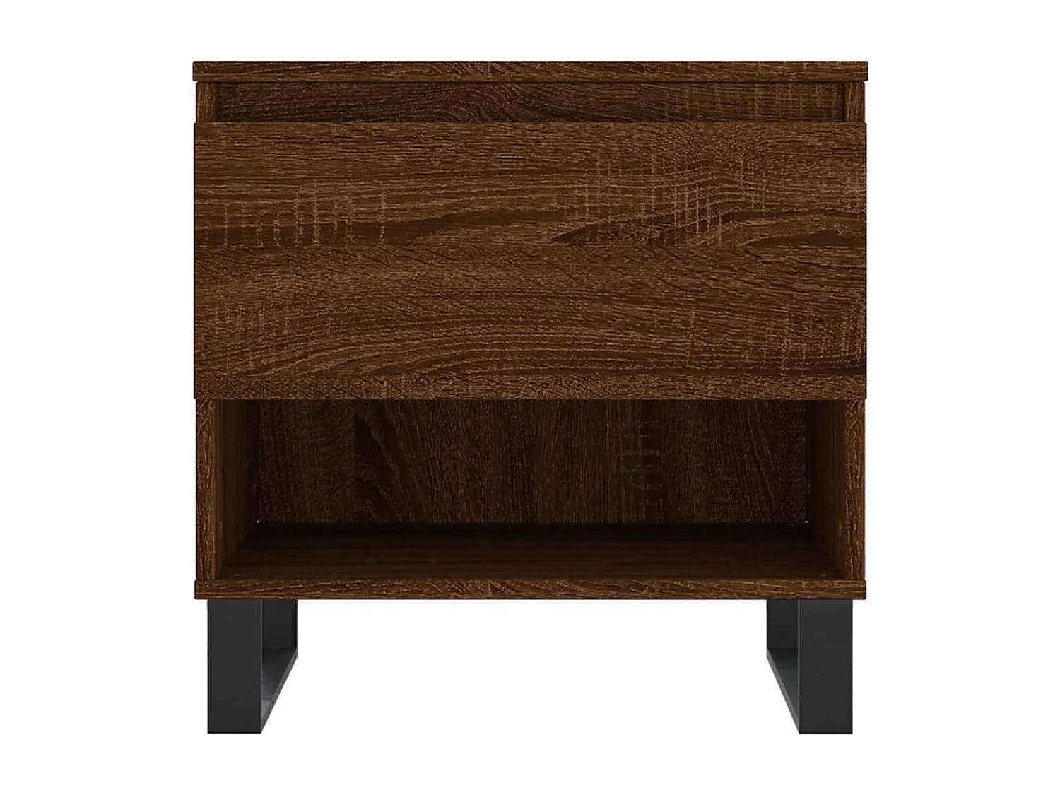 Tables basses 2 pcs chêne marron 50x46x50 cm bois d'ingénierie