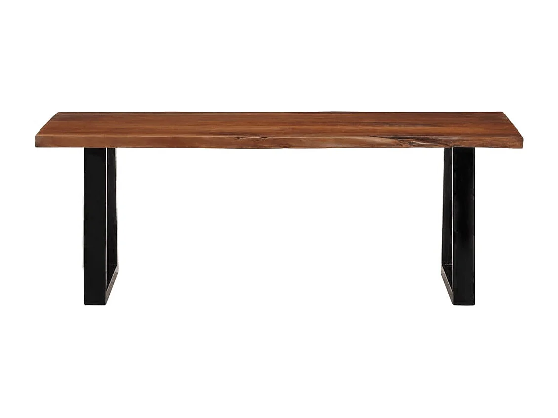 Mesa de centro 110x55x40 cm acácia maciça castanho-mel
