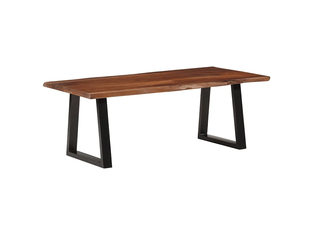 Couchtisch Honigbraun 110x55x40 cm Massivholz Akazie