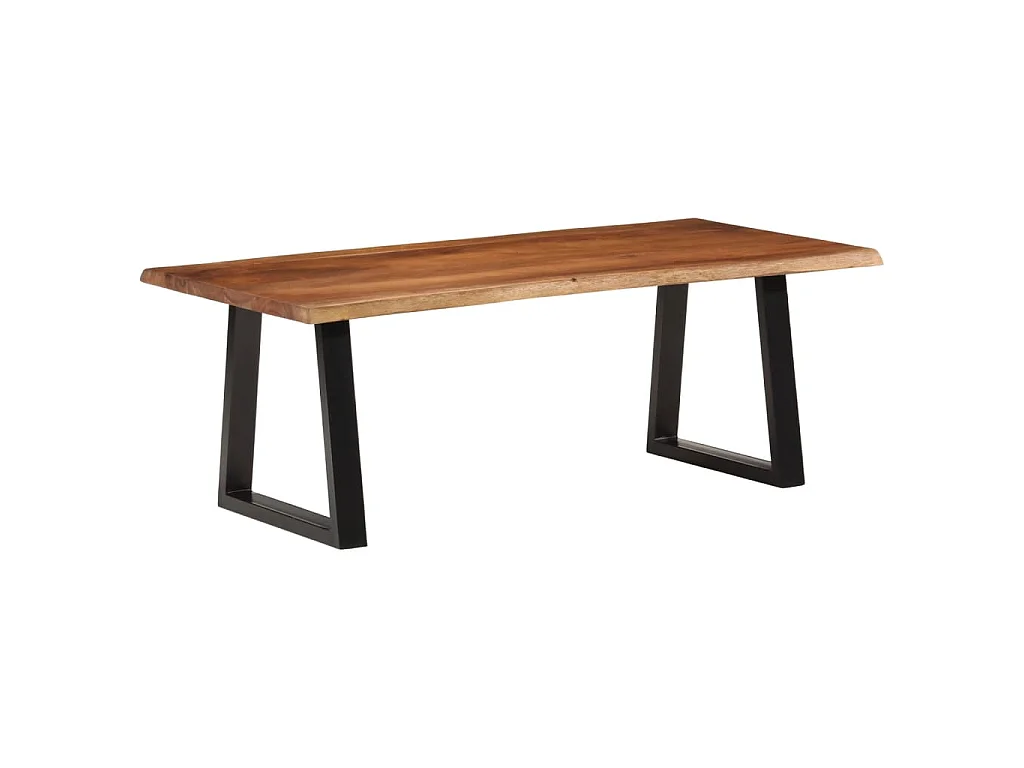 Couchtisch Honigbraun 110x55x40 cm Massivholz Akazie