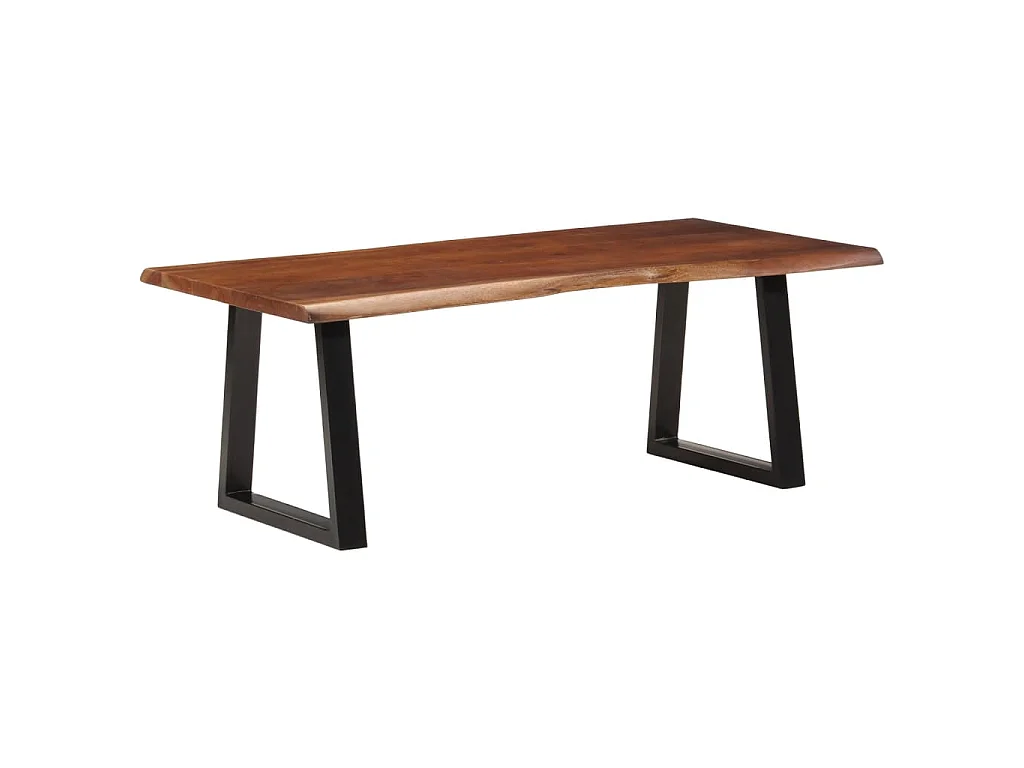 Salontafel 110x55x40 cm massief acaciahout honingbruin
