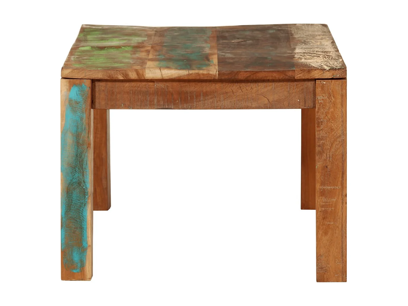 Mesa de centro 100x55x40 cm madeira recuperada maciça