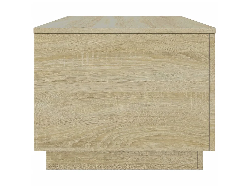 Table basse avec lumières LED chêne sonoma 90x50x40 cm