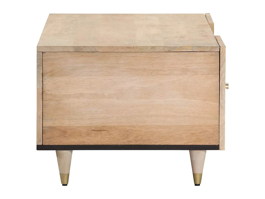 Couchtisch 100x54x40 cm Massivholz Mango
