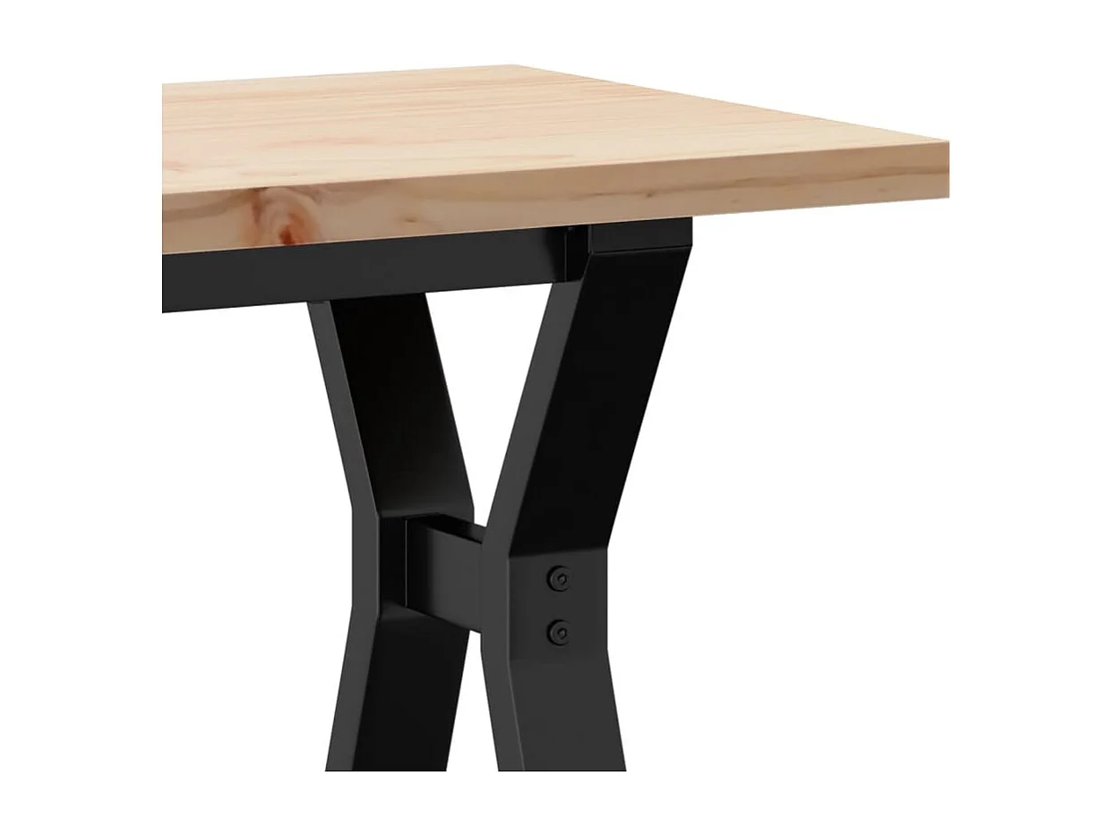 Salontafel Y-frame 110x40x45,5 cm grenenhout en staal