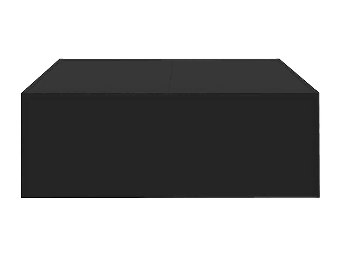 Couchtisch Schwarz 100x100x35 cm Holzwerkstoff