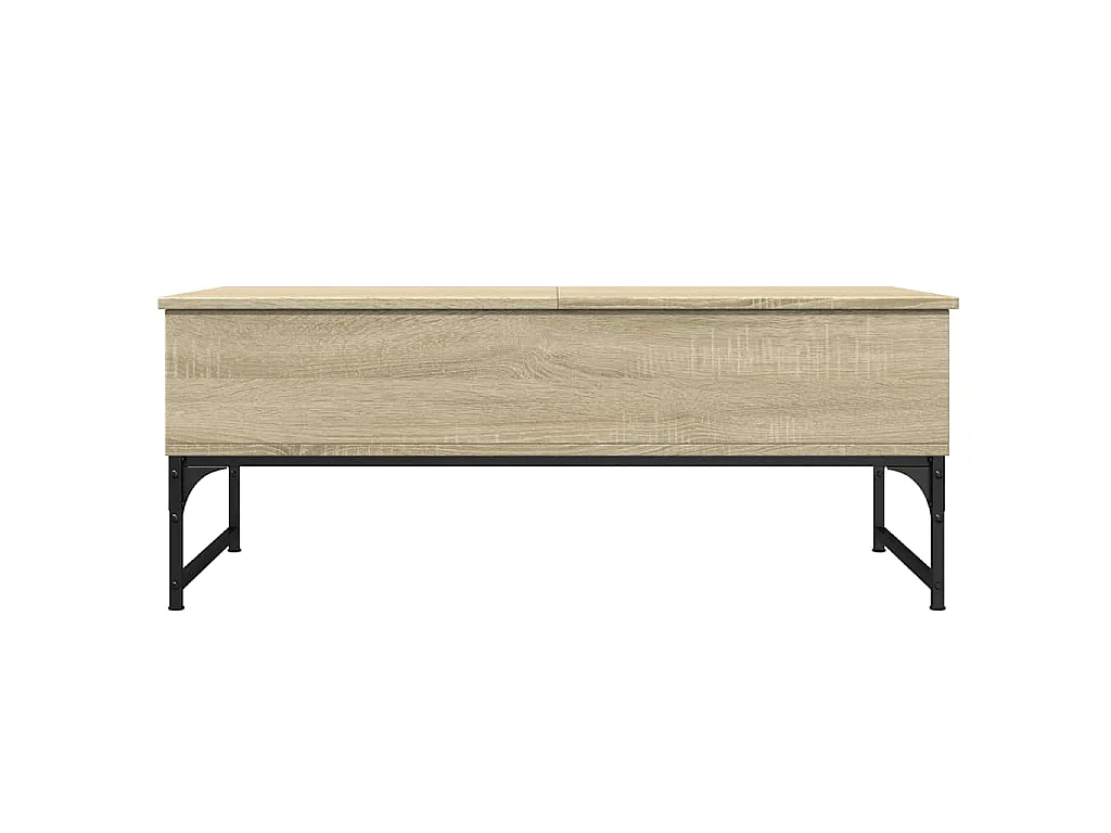 Couchtisch Sonoma-Eiche 100x50x40 cm Holzwerkstoff und Metall