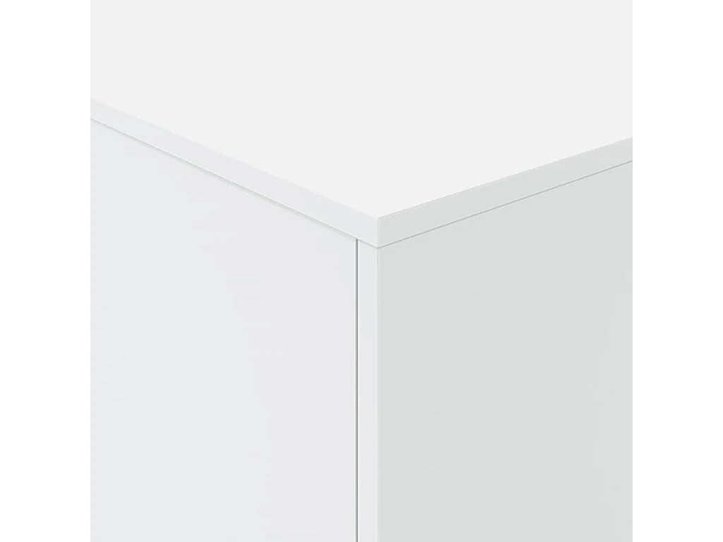 Tavolino da Soggiorno con Luci LED Bianco 90x50x40 cm