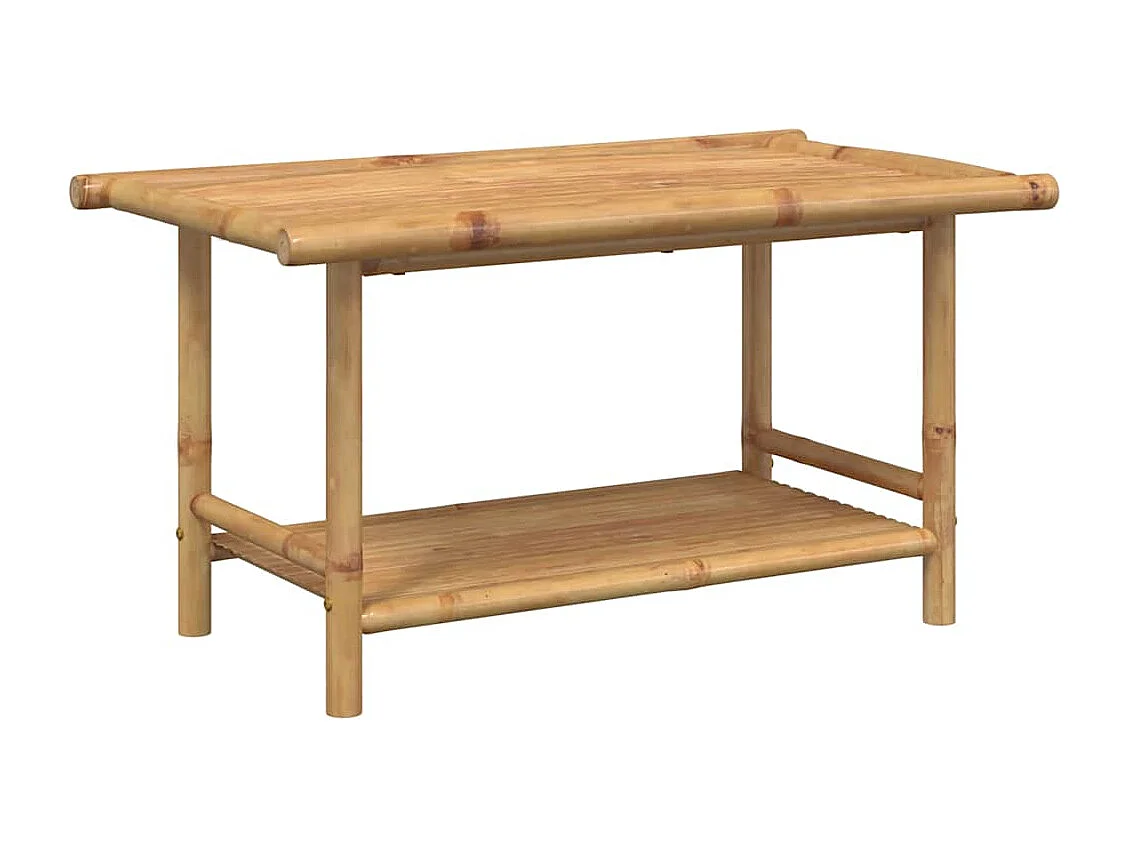 Table basse 90x50x45 cm bambou