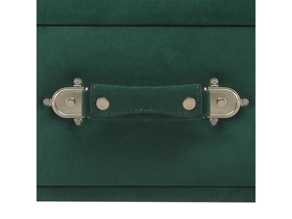 Salontafel 80x40x46 cm fluweel groen