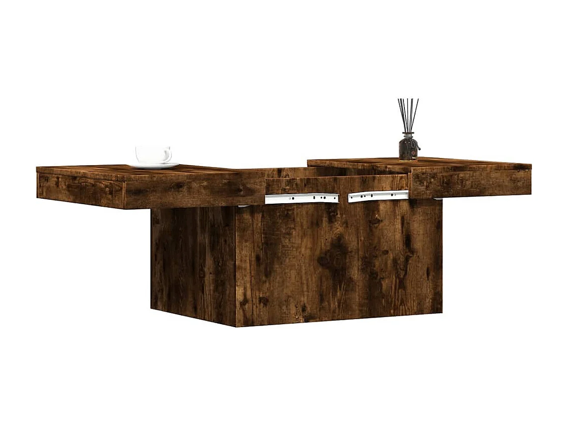 Couchtisch Räuchereiche 80x55x40 cm Holzwerkstoff