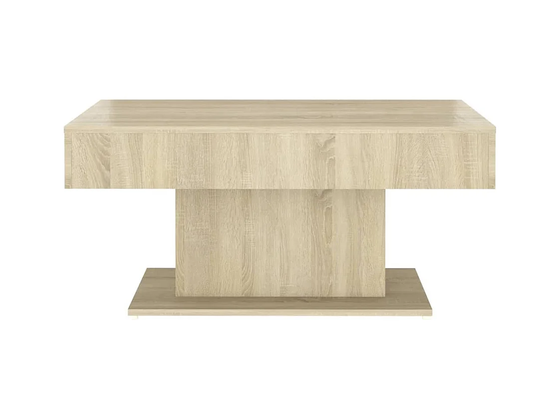 Table basse chêne sonoma 96x50x45 cm bois d'ingénierie