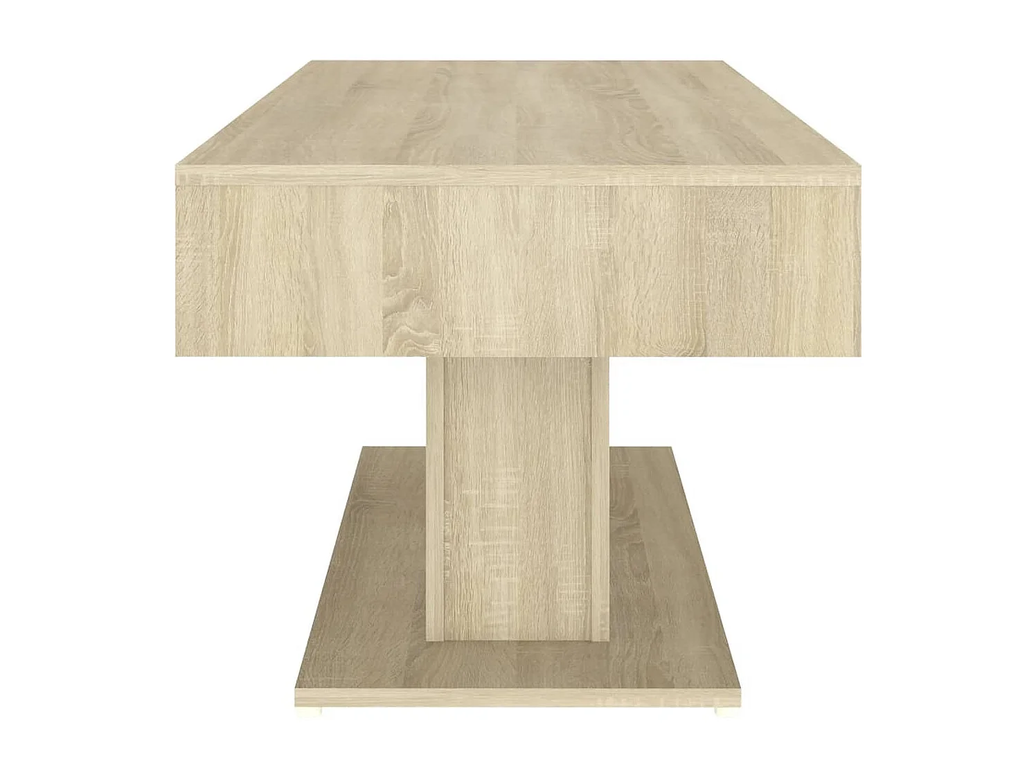 Table basse chêne sonoma 96x50x45 cm bois d'ingénierie