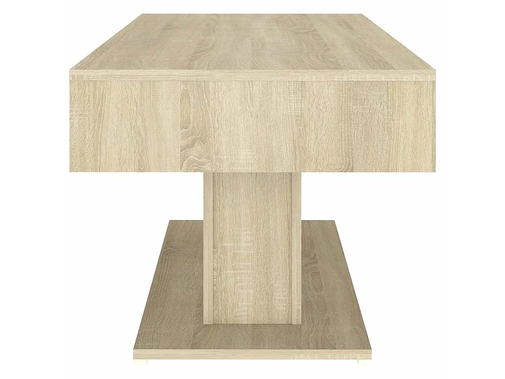 Table basse chêne sonoma 96x50x45 cm bois d'ingénierie