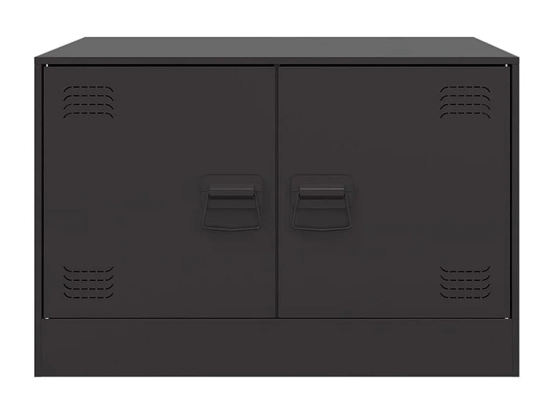 Table basse noir 67x50x44 cm acier