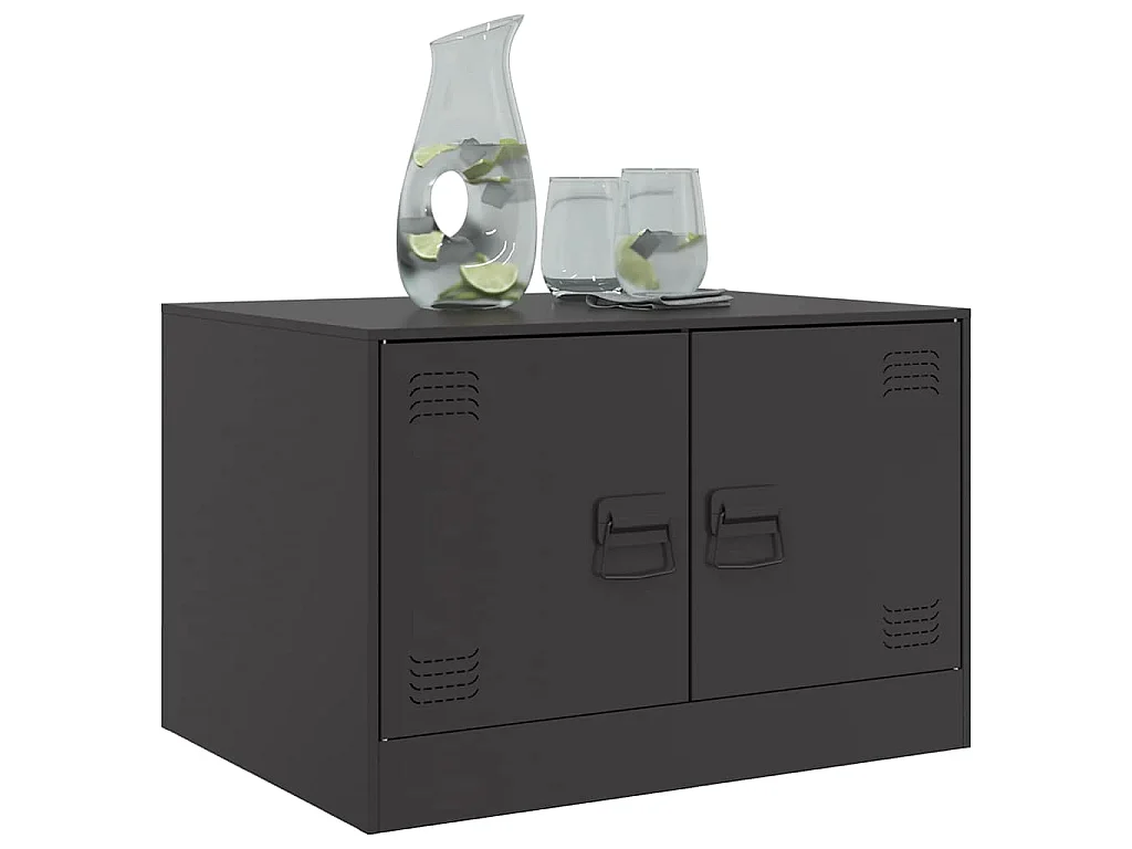 Couchtisch Schwarz 67x50x44 cm Stahl