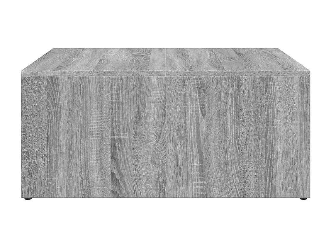 Tables basses gigognes 2pcs sonoma gris bois d'ingénierie métal