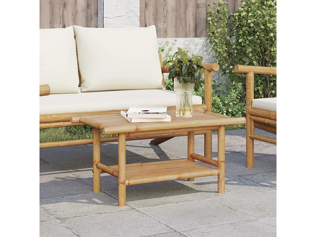 Mesa de centro 70x40x35 cm bambu