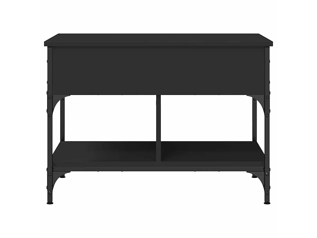Mesa de centro 70x50x50 cm derivados de madeira/metal preto