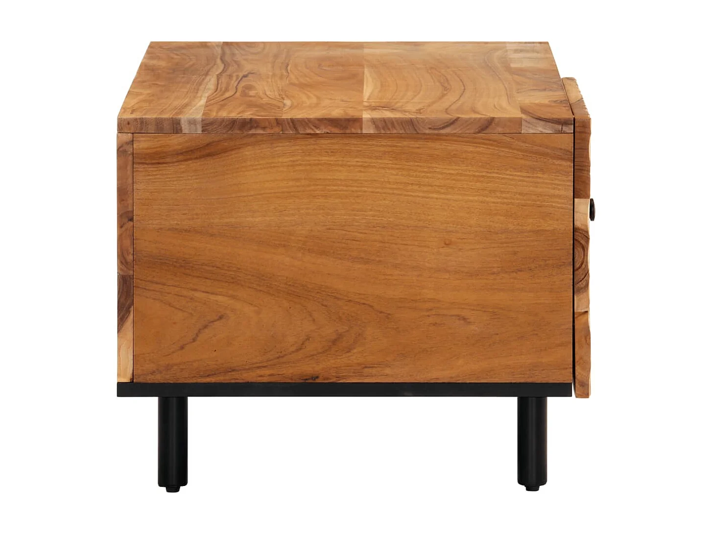 Table basse 80x50x40 cm bois massif d'acacia