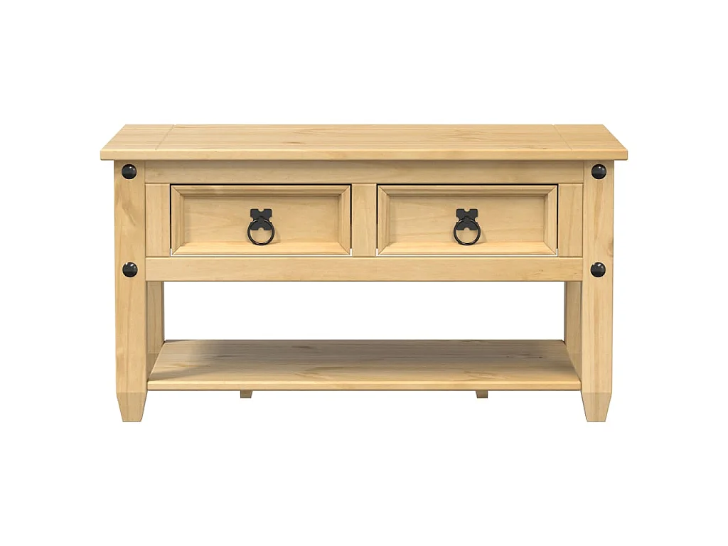 Salontafel met lades Corona 85x50x45 cm massief grenenhout
