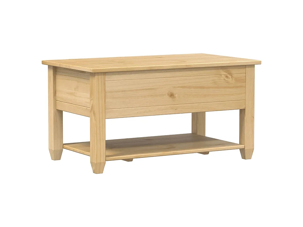 Salontafel met lades Corona 85x50x45 cm massief grenenhout