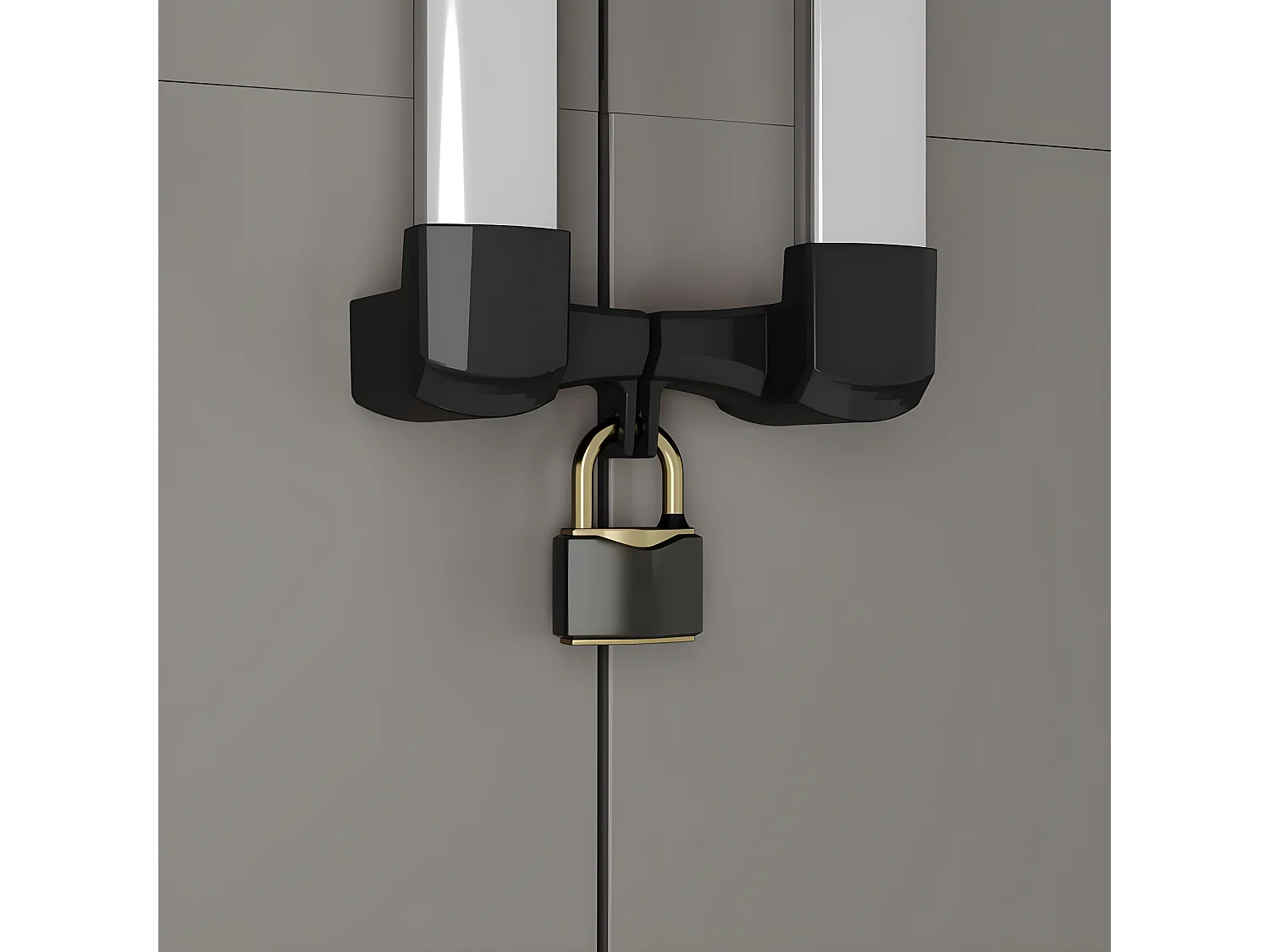 Armoire de rangement avec étagères Pro noir et gris