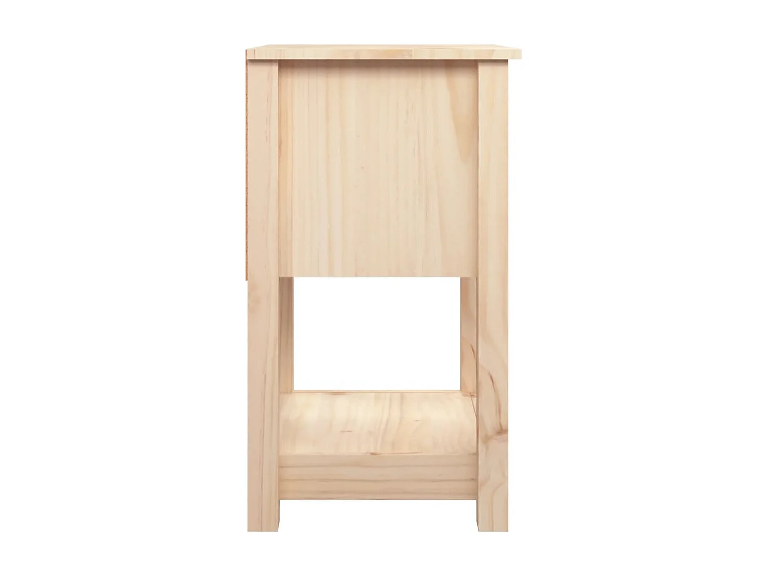 Comodino 40x35x61,5 cm in Legno Massello di Pino
