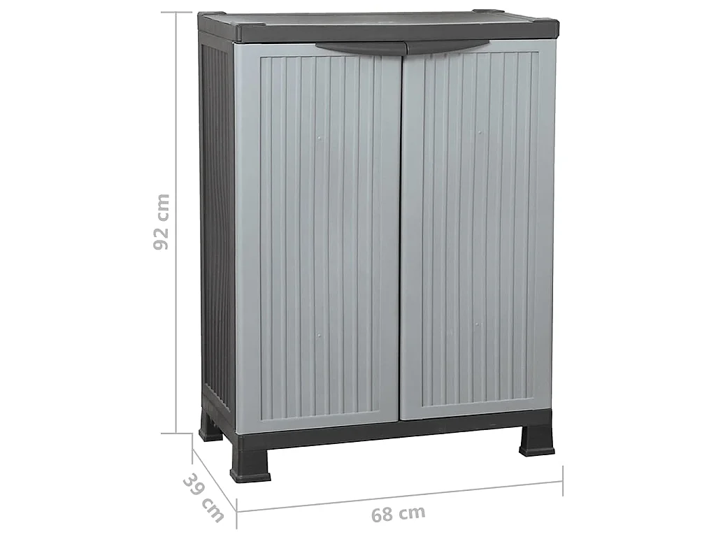 Armoire en plastique 68x39x92 cm